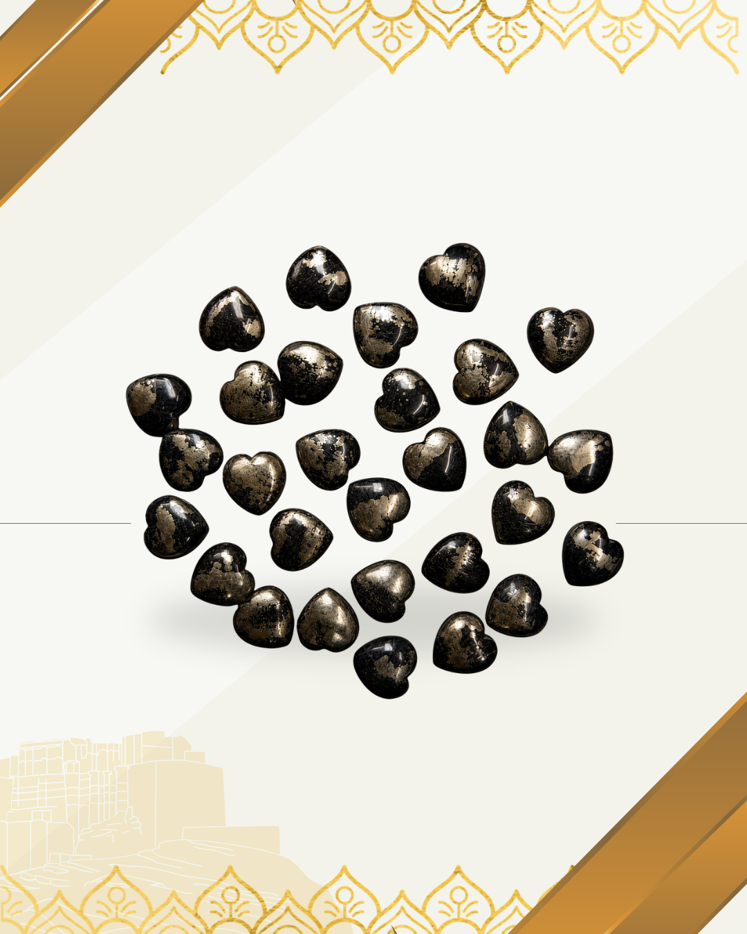 Apache Gold stone shapes