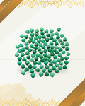 Chrysoprase quartz shapes