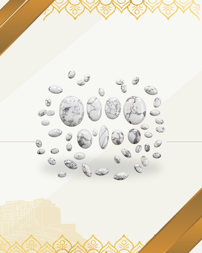 Howlite round shape
