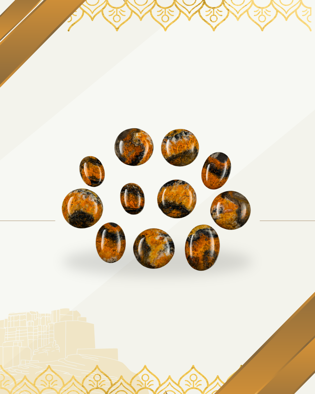 Yellow Bee Jasper Shapes