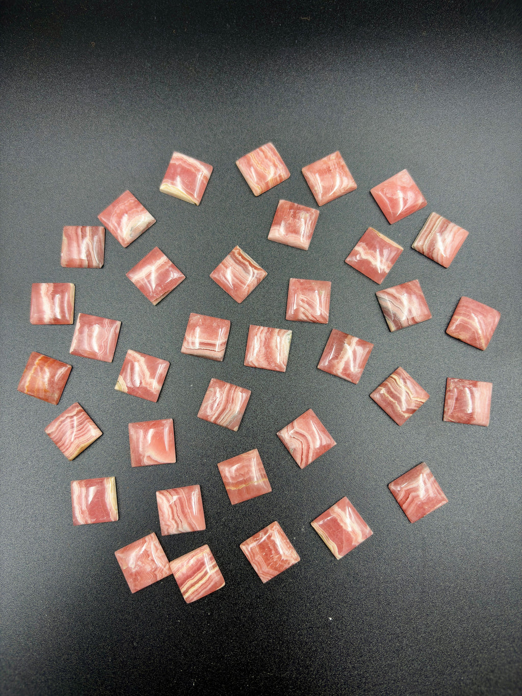 Rhodochrosite 15 mm Square Shaped