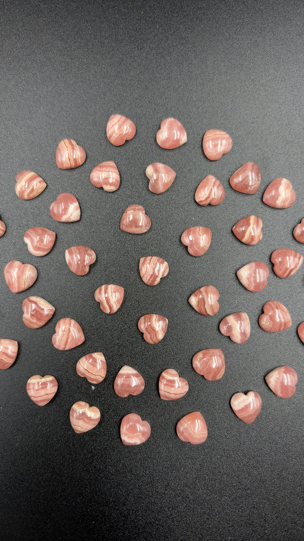 Rhodochrosite 10 mm Heart Shaped