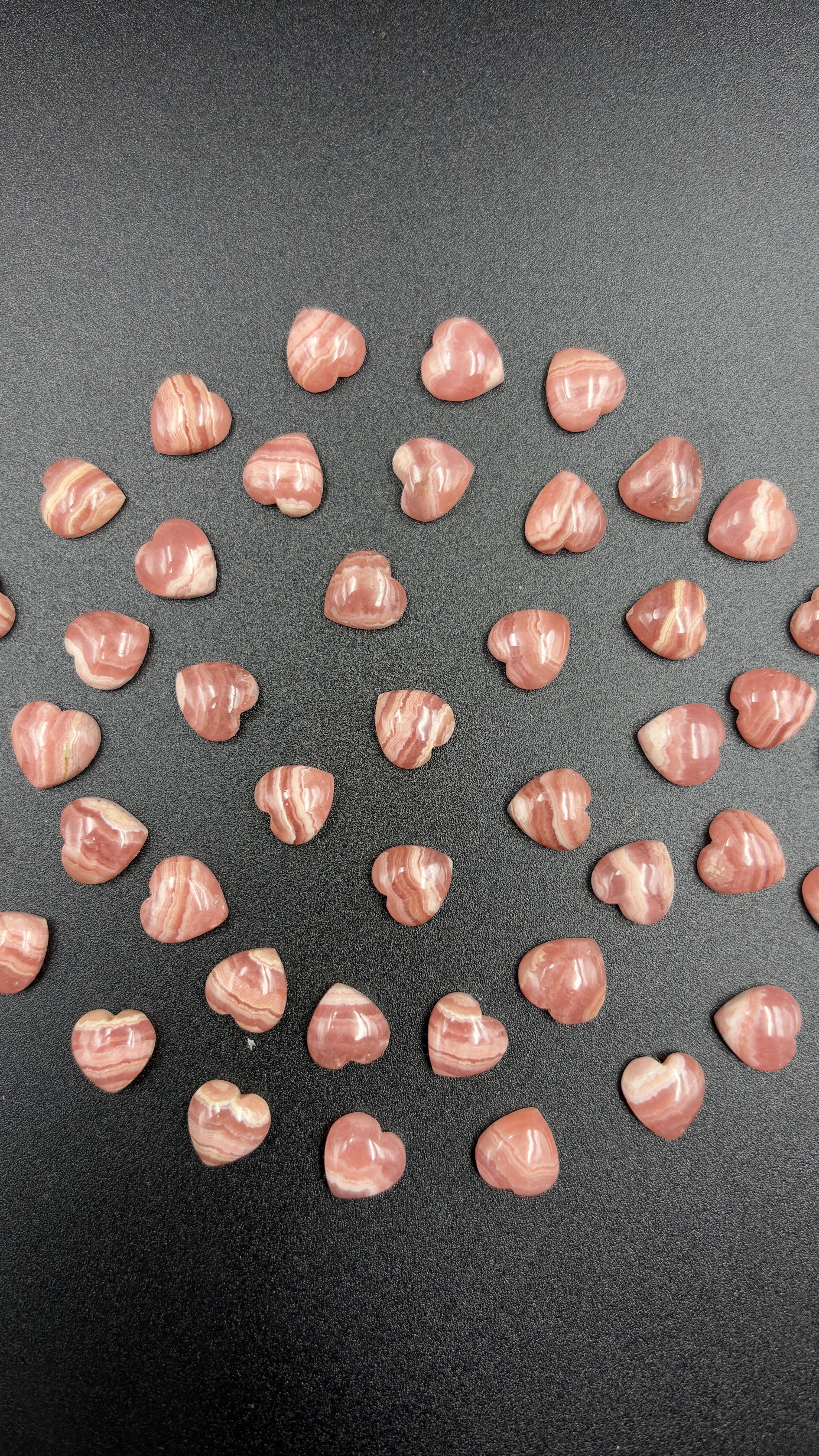 Rhodochrosite 10 mm Heart Shaped
