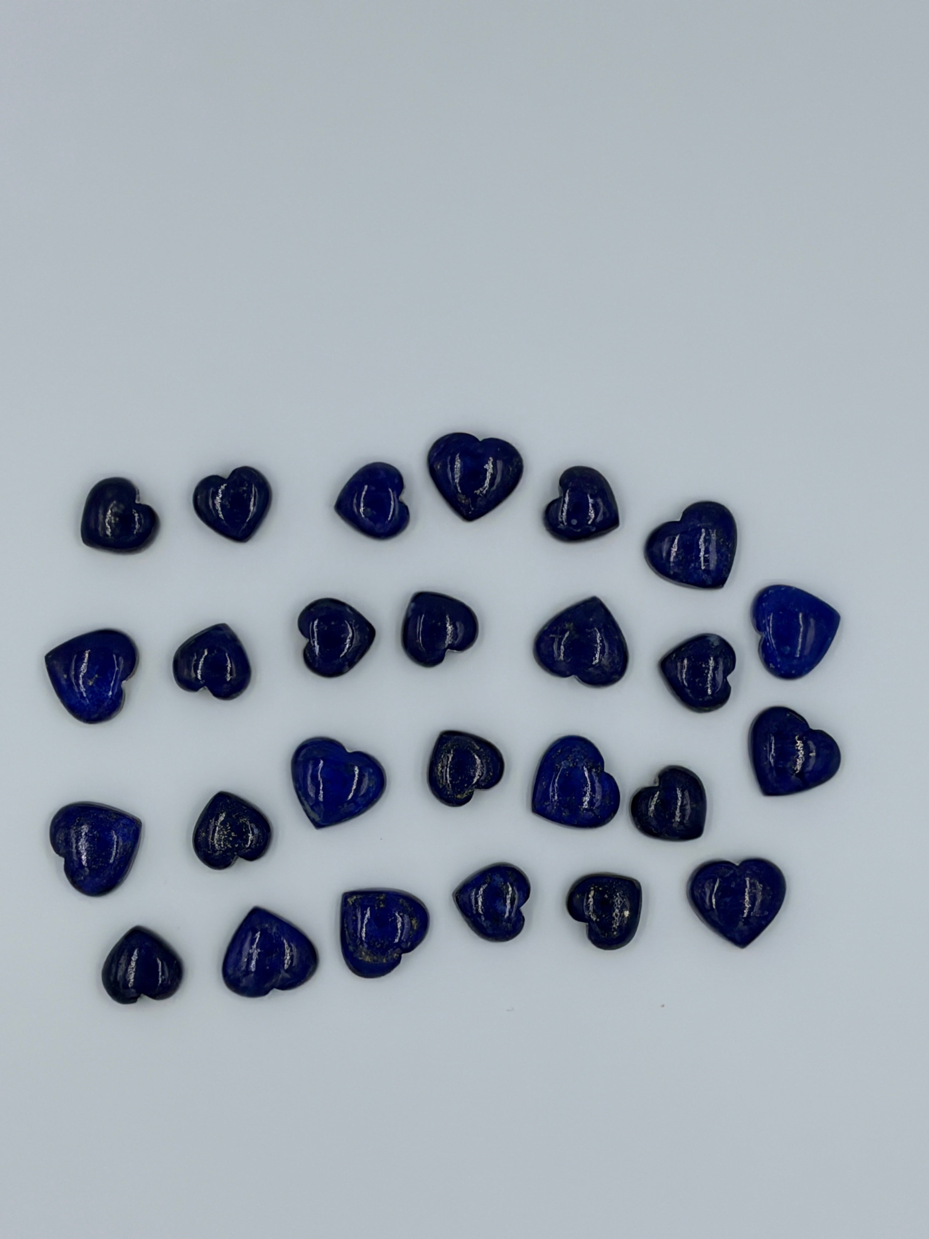 Lapis Lazuli Heart shape Cabochon for jewelry