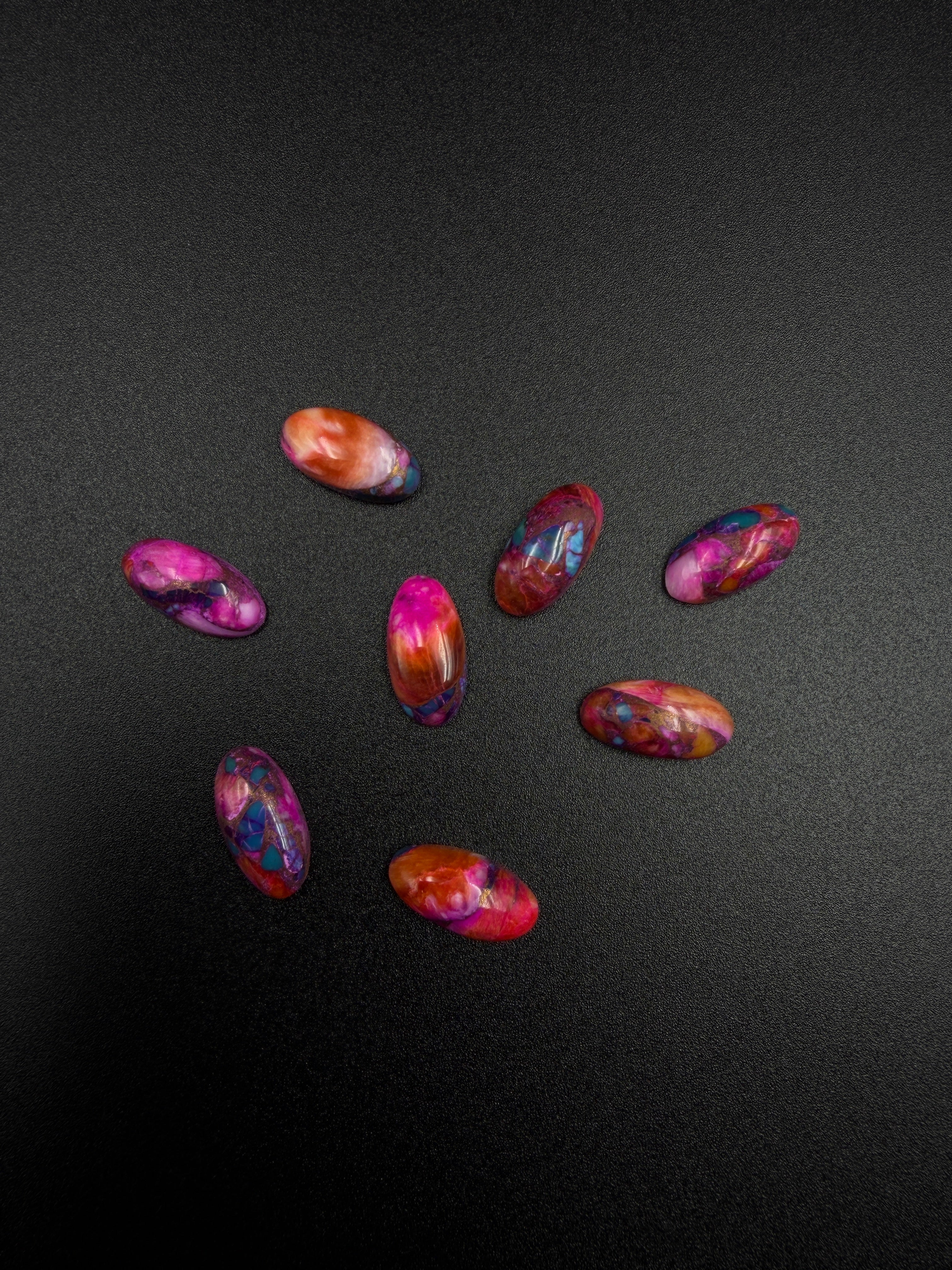 Mohave blue turquoise Gemstone AAA+ Quality Handmade Oval Shape For Jewelry Making