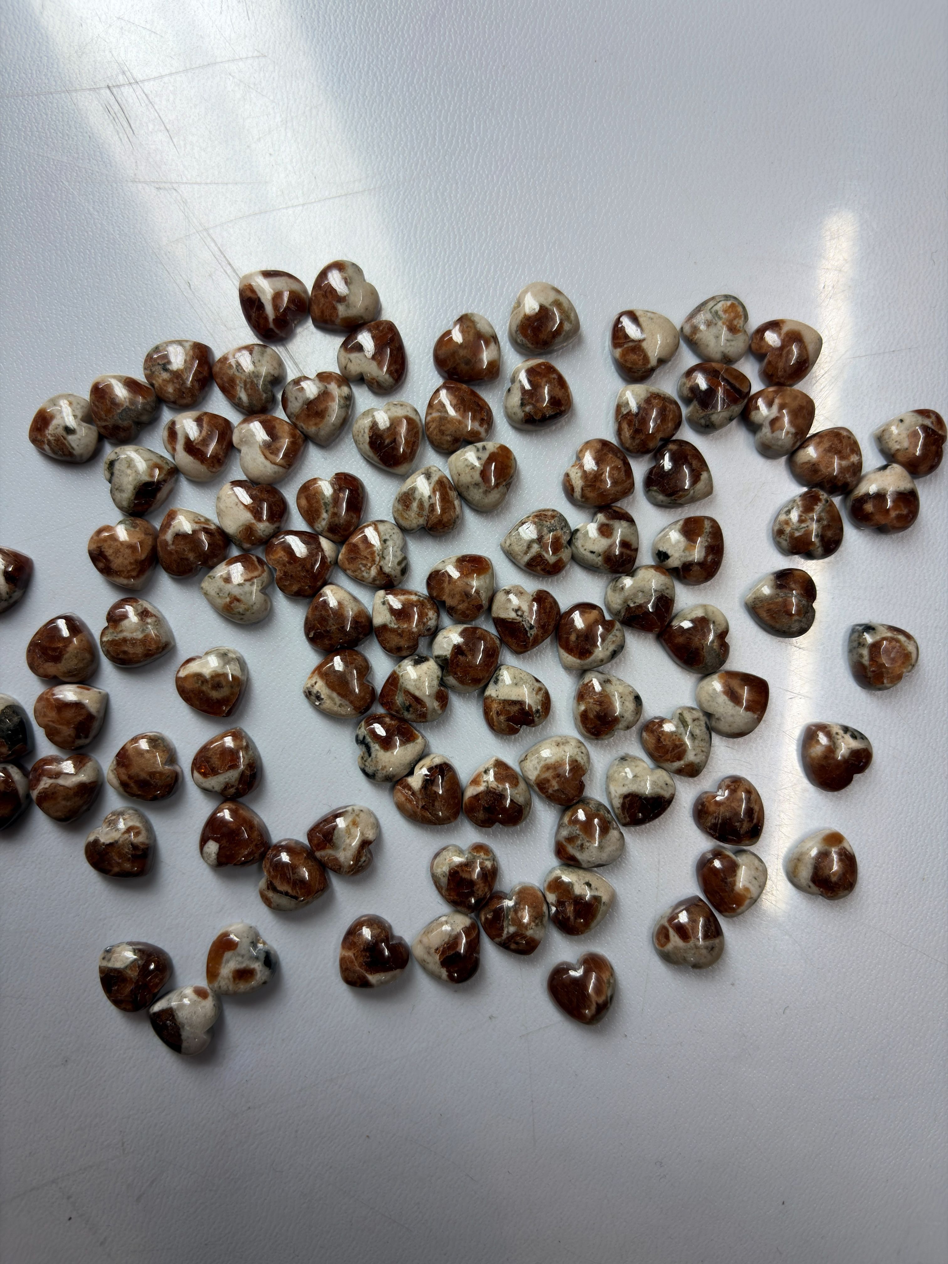 Garnet in Limestone shapes