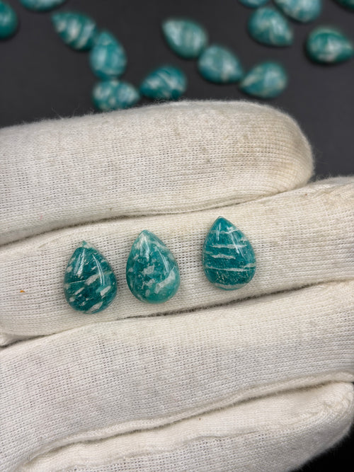 Amazonite pear shape
