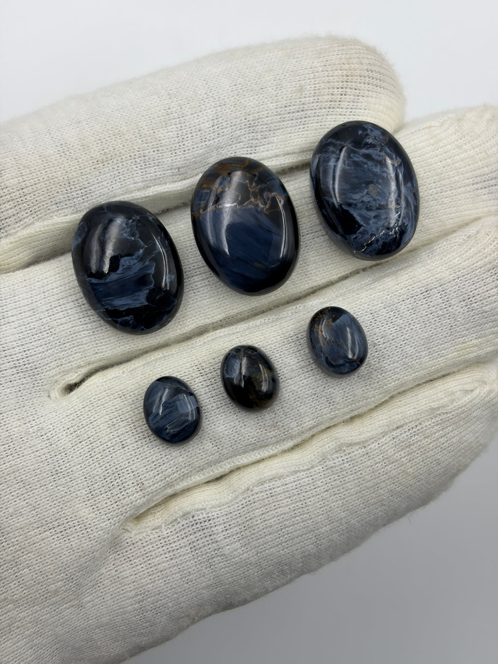 Pietersite Oval Cabochon Gemstone for Jewelry Making