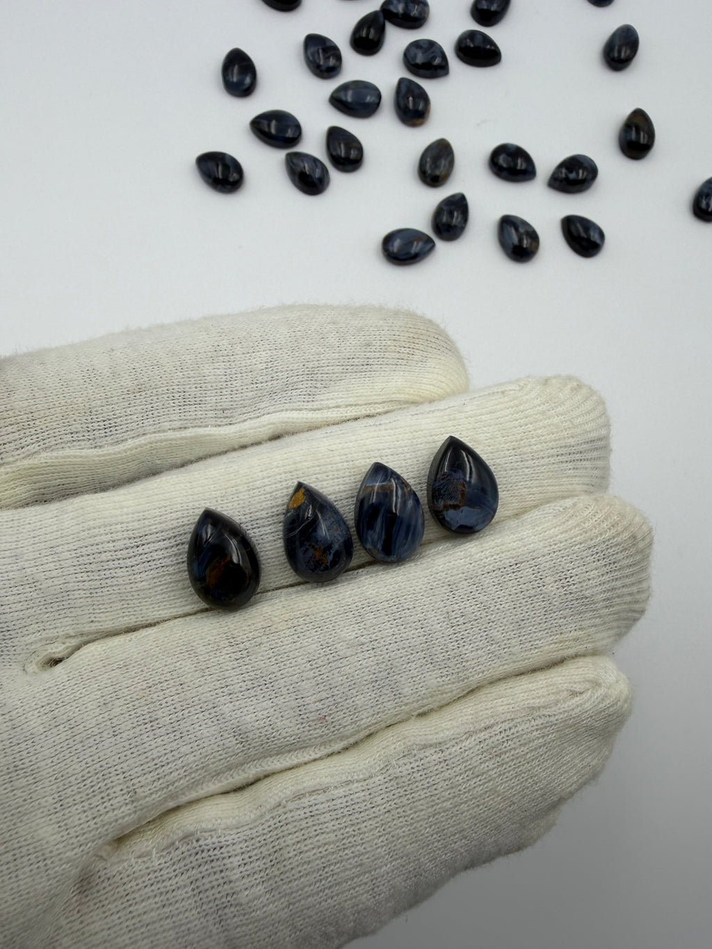 Pietersite Pear/Pan Cabochon Gemstone for Jewelry Making