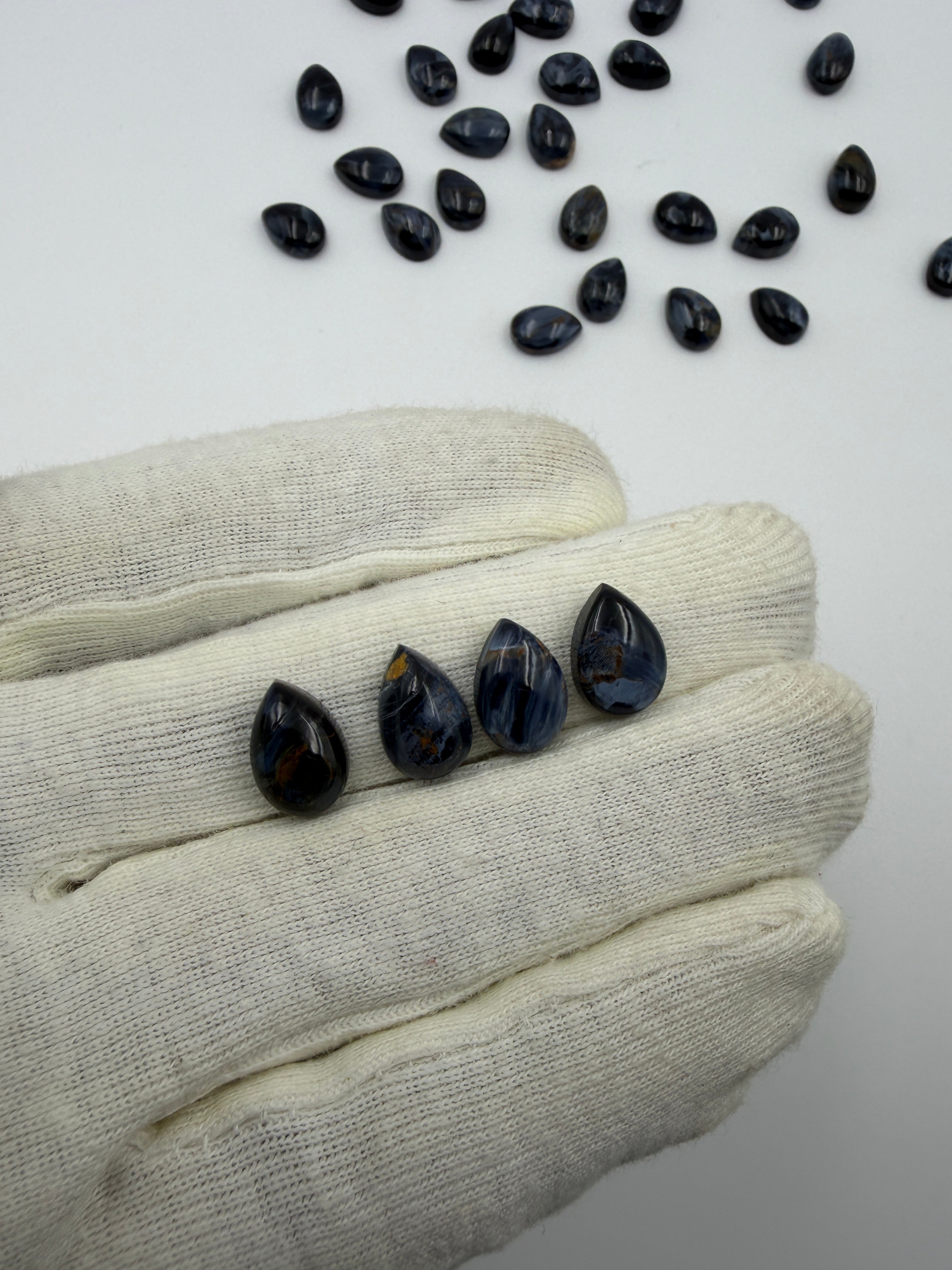 Pietersite Pear/Pan Cabochon Gemstone for Jewelry Making