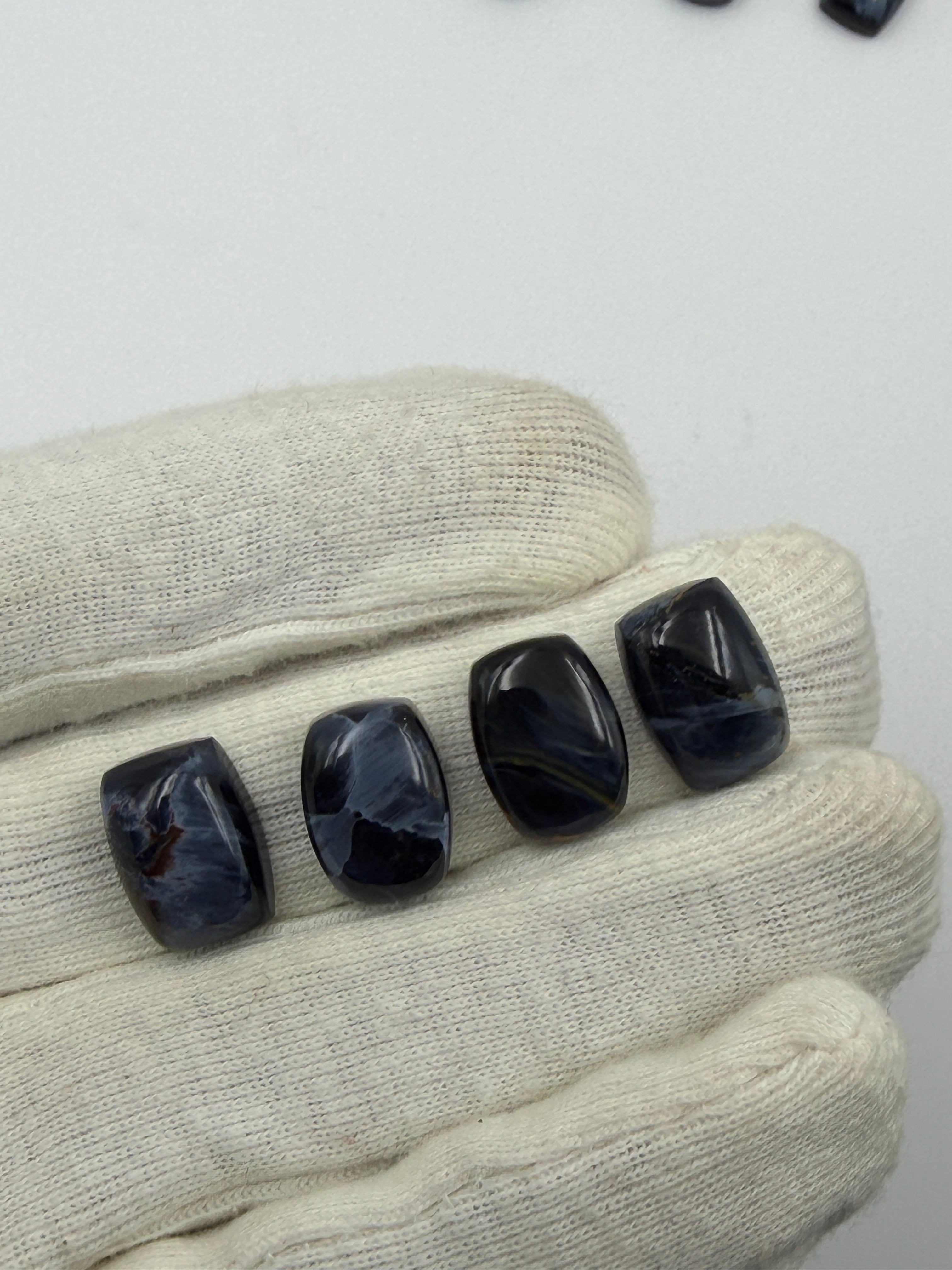 Pietersite Cushion Cabochon Gemstone for Jewelry Making