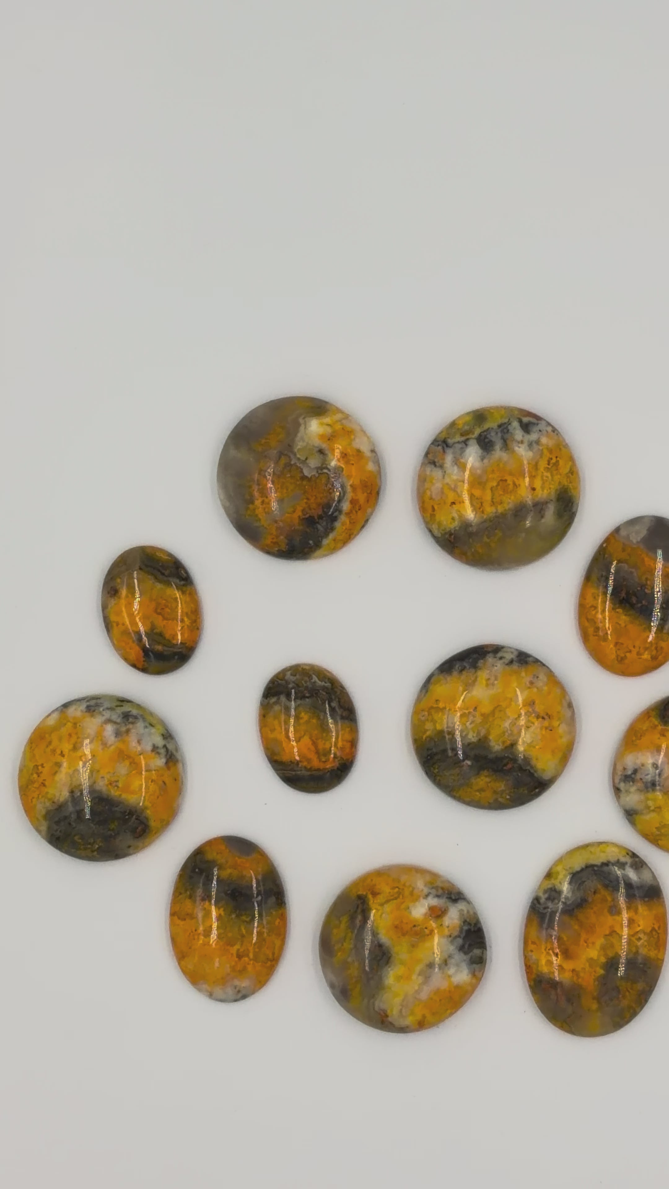 Yellow Bee Jasper Shapes