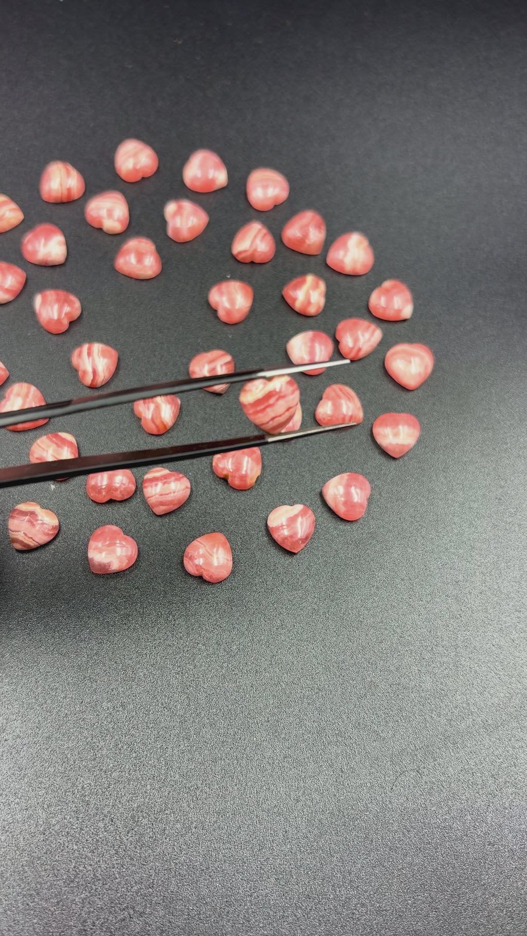 Rhodochrosite 10 mm Heart Shaped