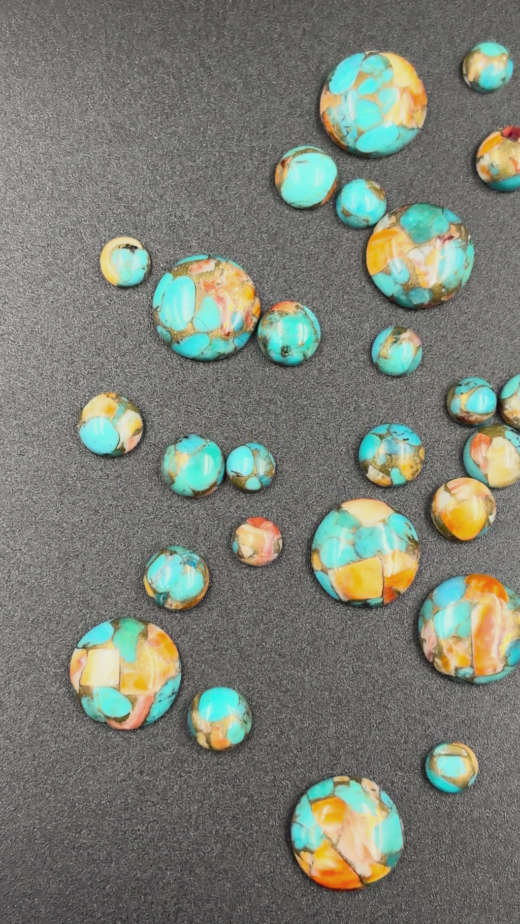 Mohave blue turquoise Gemstone AAA+ Quality Handmade Round Shape For Jewelry Making