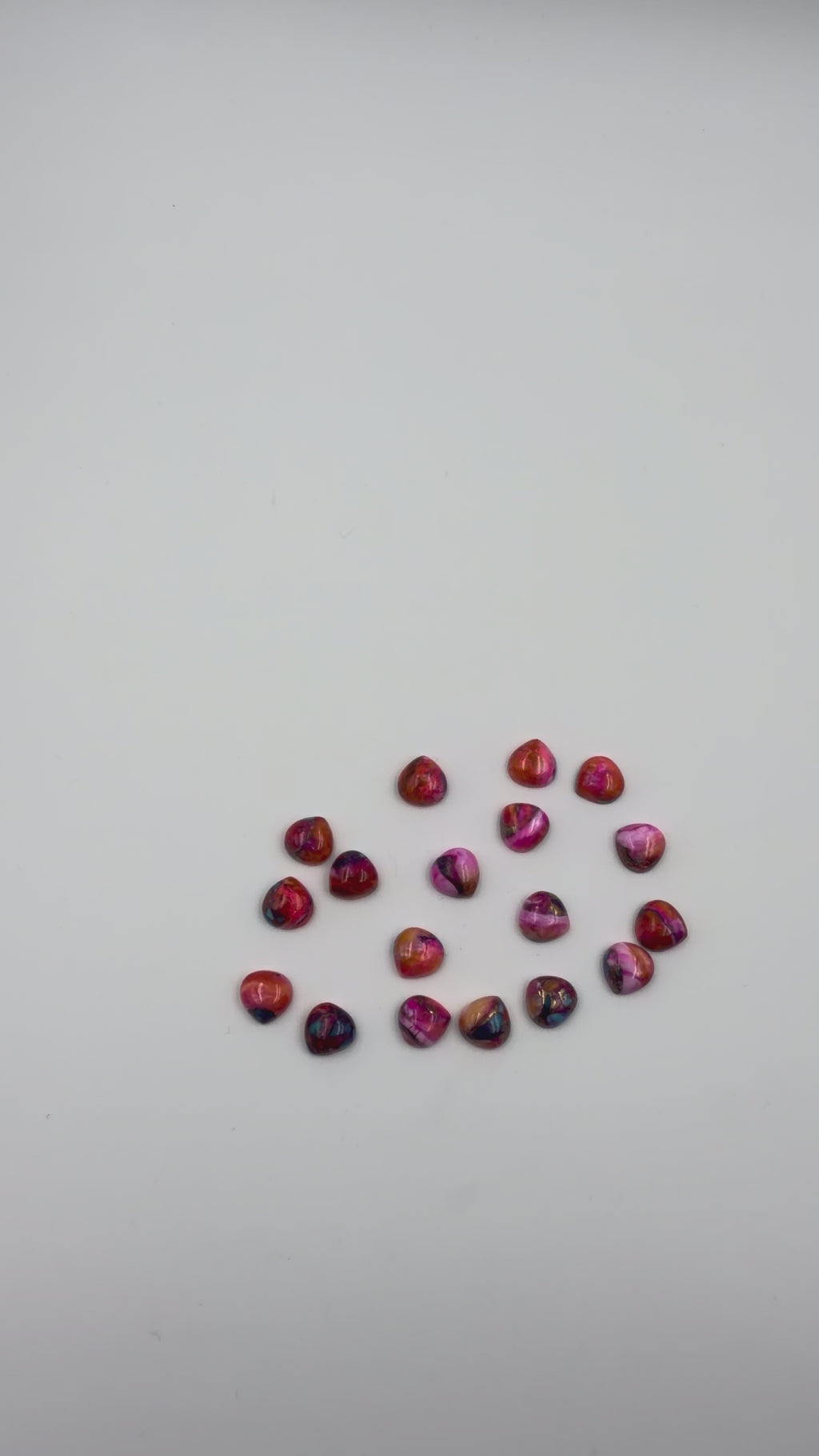 Mohave dahlia turquoise Gemstone AAA+ Quality Handmade Fancy Trillion Shape For Jewelry Making