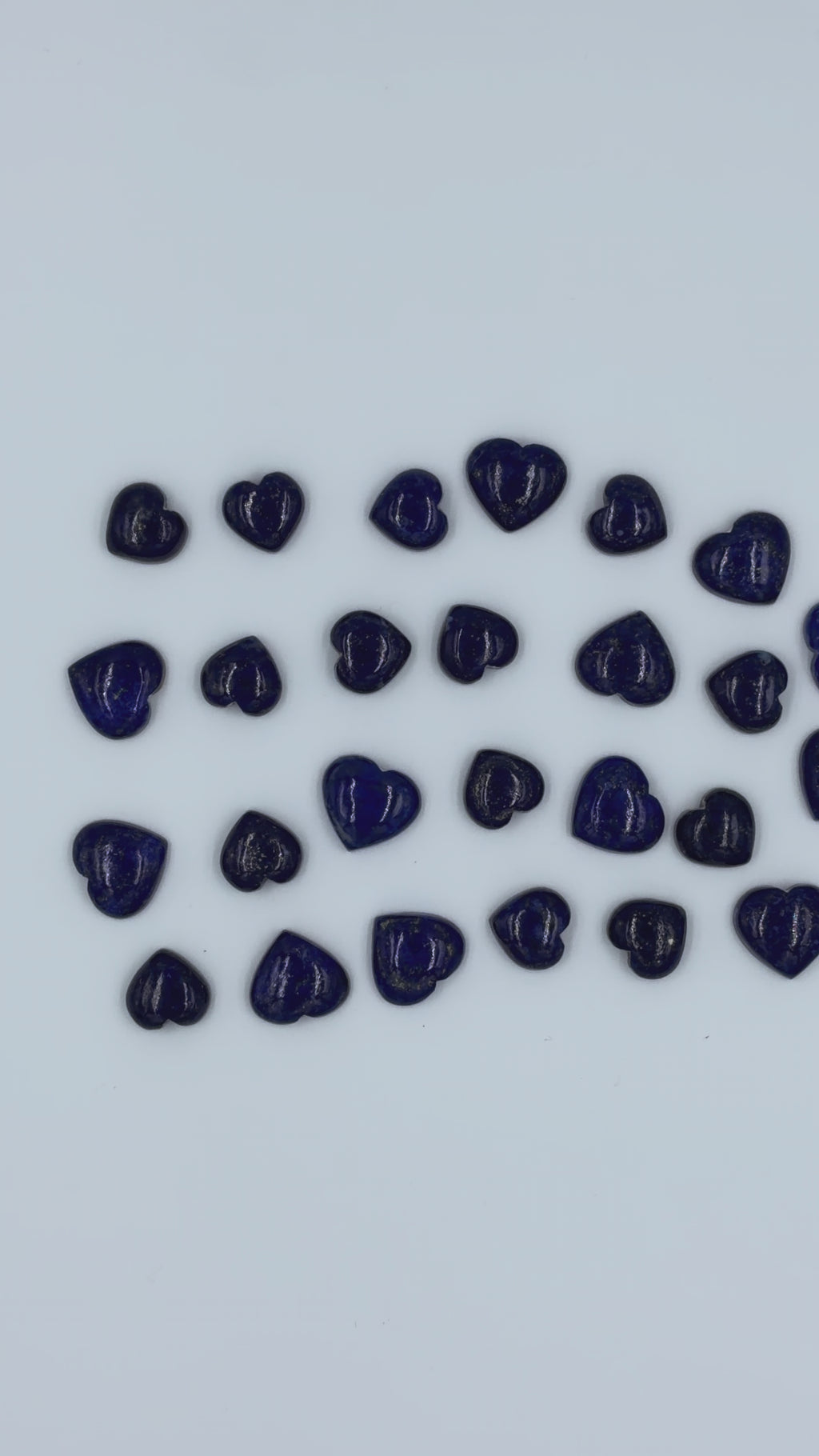 Lapis Lazuli Heart shape Cabochon for jewelry
