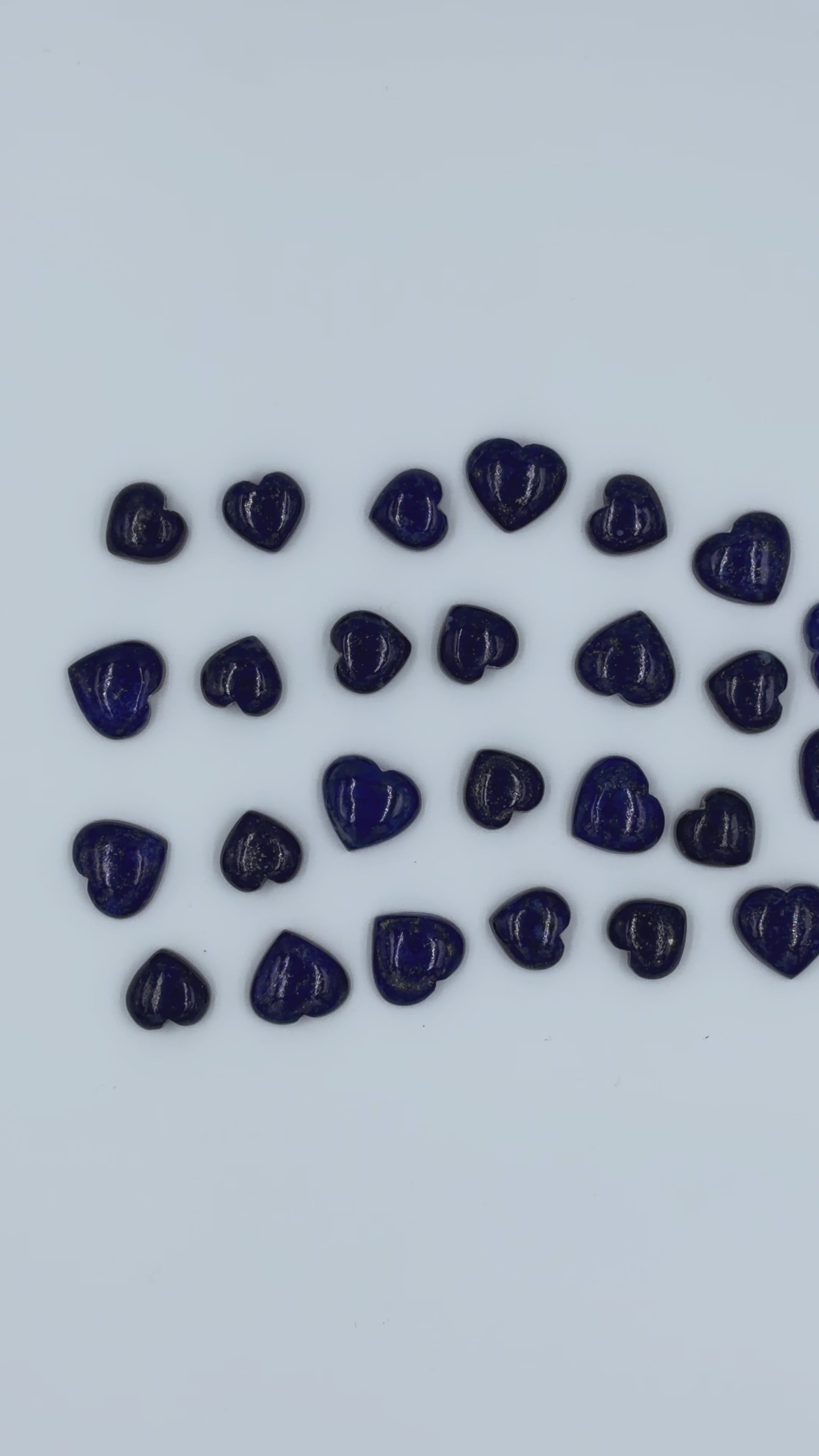 Lapis Lazuli Heart shape Cabochon for jewelry