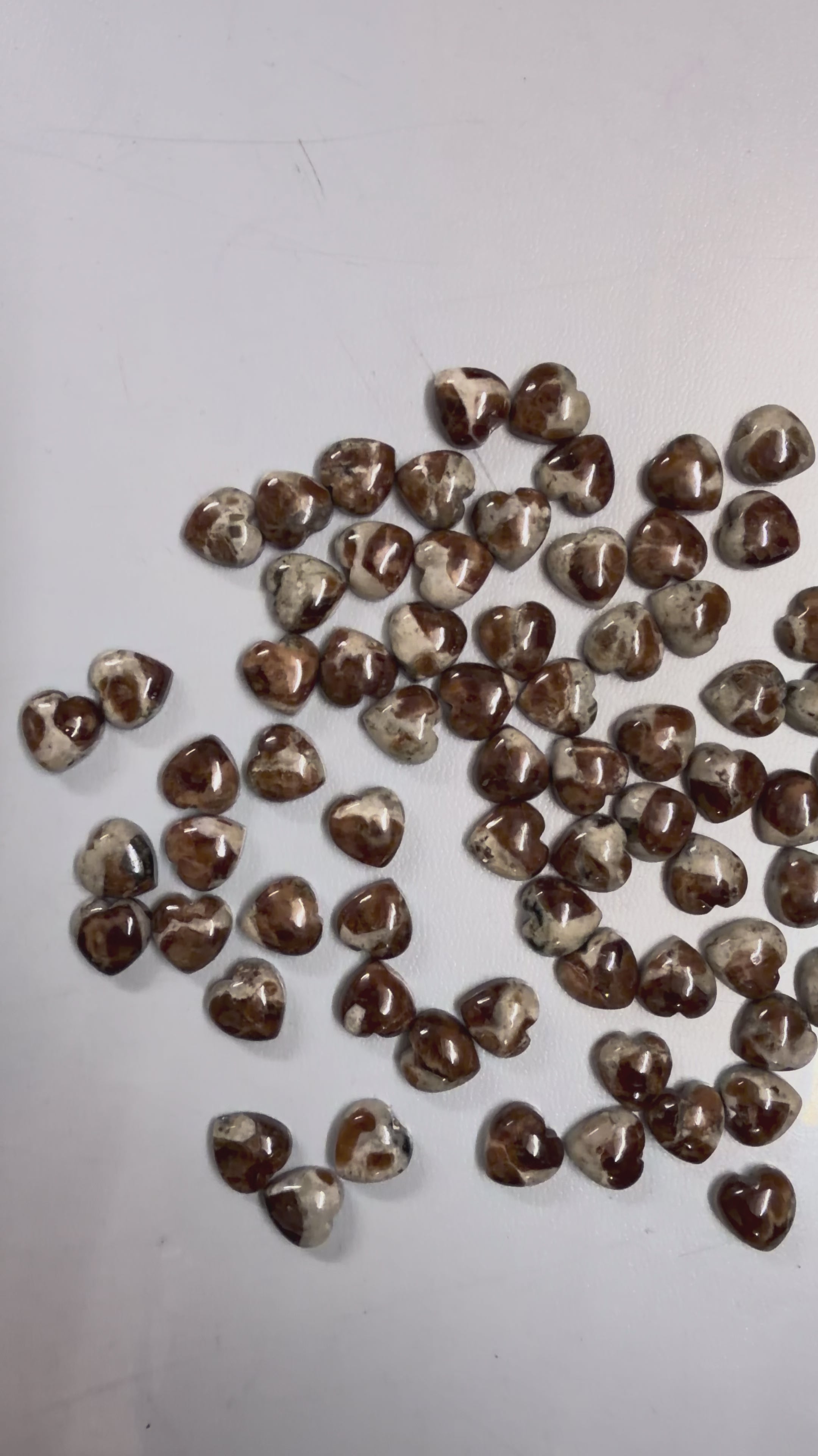 Garnet in Limestone shapes