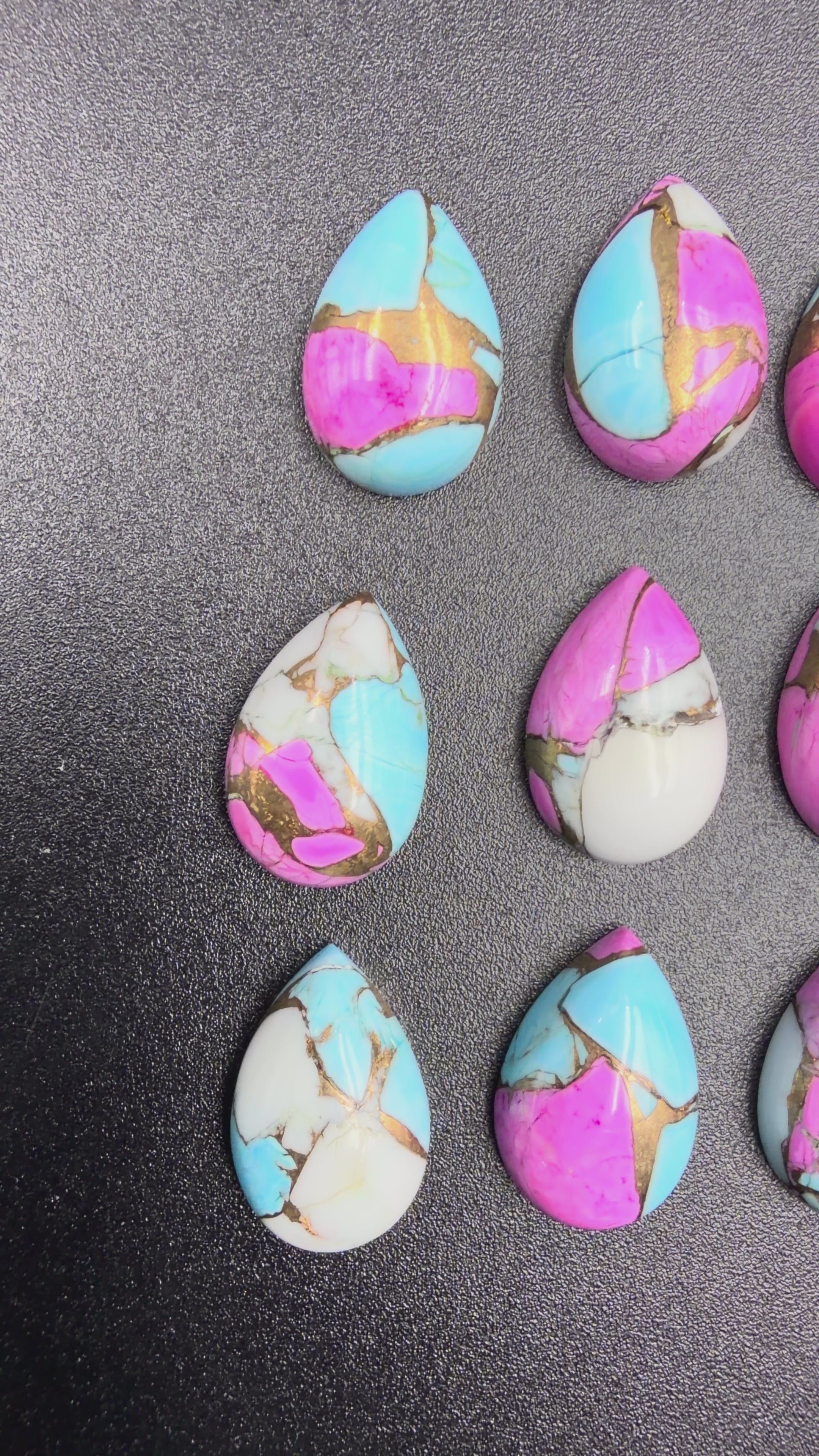 Cotton Candy Turquoise Shapes