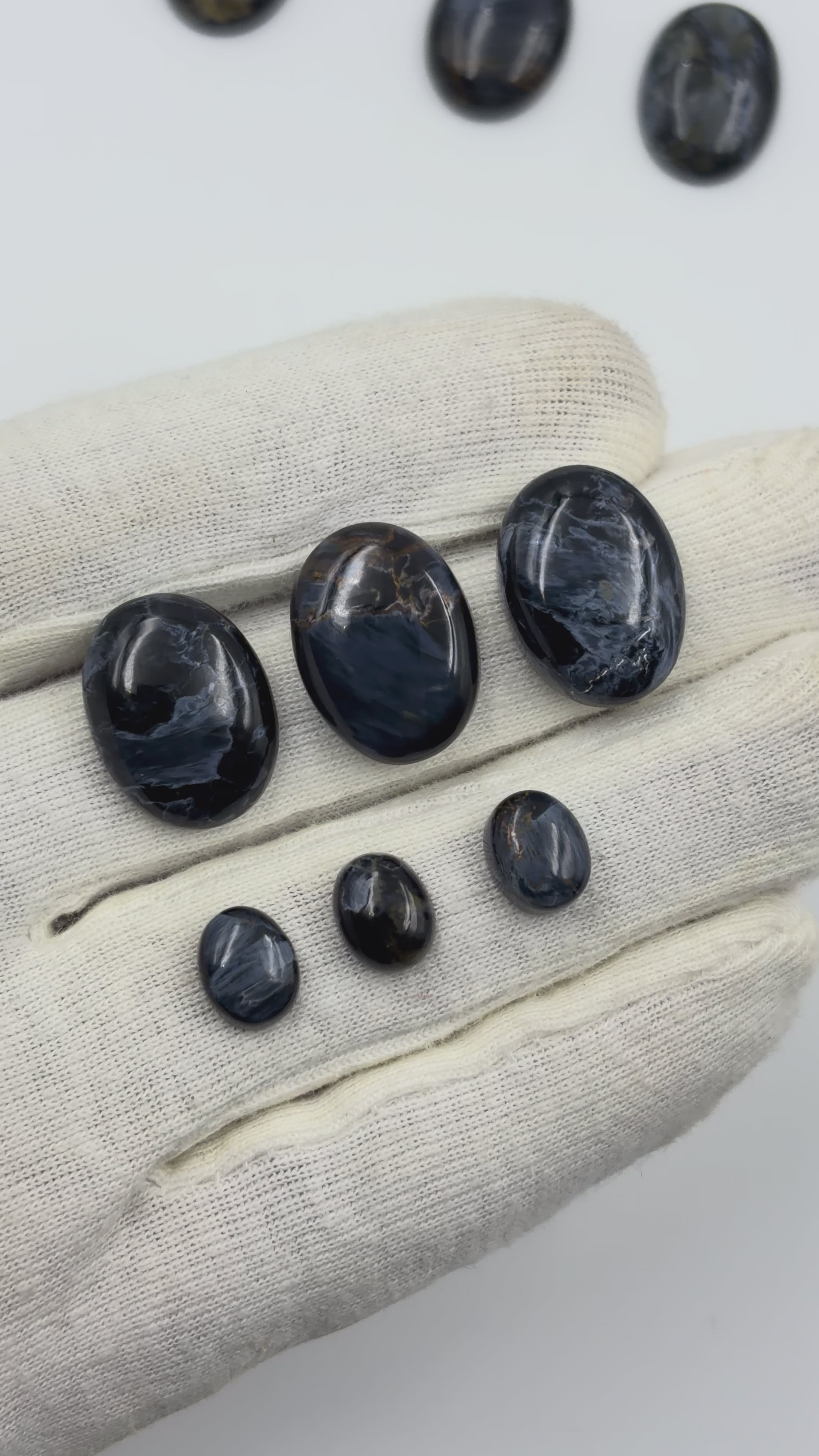 Pietersite Oval Cabochon Gemstone for Jewelry Making